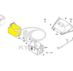 Caja Cover de Batería Kymco Xciting 400i